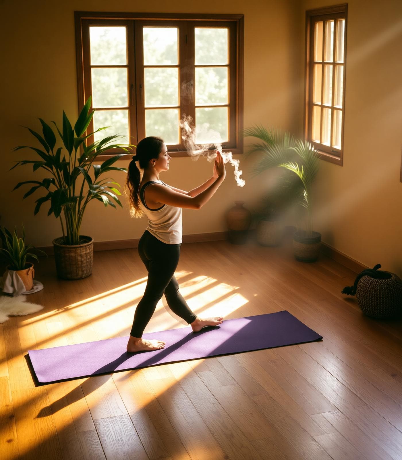Aula individual de yoga