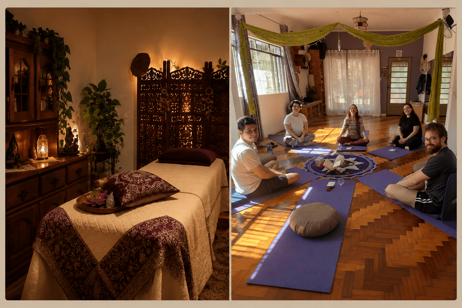 Aula individual de yoga
